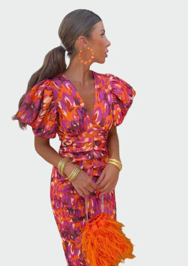 Vestido Midi de Elegância