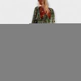 Susana - Vestido comprido com estampado de bolinhas