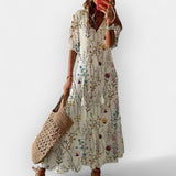Vestido Máxi em Estilo Boho